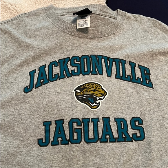 NFL Team Apparel Jacksonville Jaguars Gray T-Shirt - Picture 2 of 4
